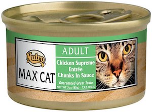 Nutro Max Adult Wet Canned Cat Food Chicken Supreme